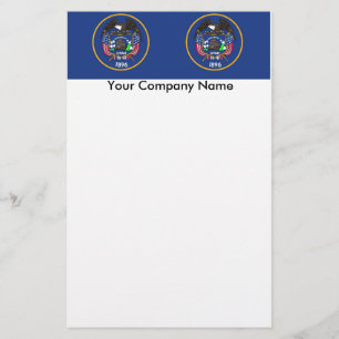 Papelaria Papel de carta com a bandeira de Utah