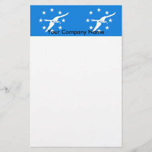 Papelaria Papel de carta com bandeira de Corpus Christi, EUA