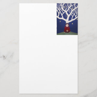 Papelaria papel de carta da árvore da estrela