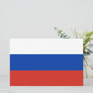 Papelaria Papel de Carta da Bandeira Russa (Rússia)
