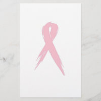 Papel de carta da consciência do cancro da mama