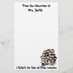 Papelaria Papel de carta da razão do professor