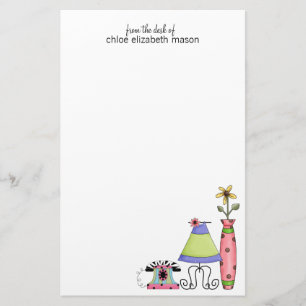 Papelaria Papel de Carta das Meninas Super Bonitas