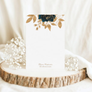 Papelaria Papel De Carta De Água Personalizado Dourado E Ver