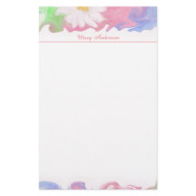 Papel de carta de Aquarela Floral
