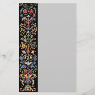 Papelaria Papel de Carta de Arte Iluminado Gótico