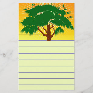 Papelaria Papel de Carta de Árvore