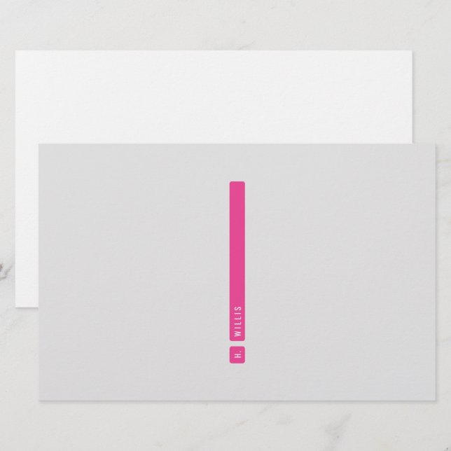 Papelaria Papel de carta de Bar de divisão (Frente/Verso)