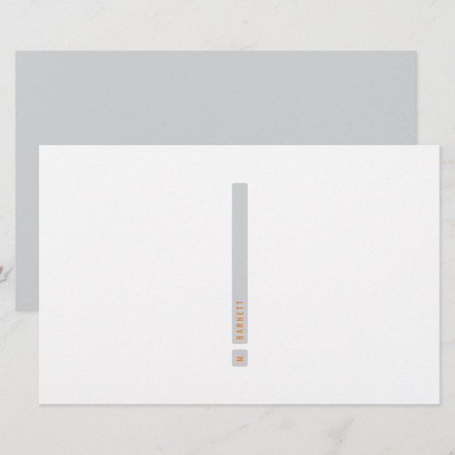 Papelaria Papel de carta de Bar de divisão (Frente/Verso)