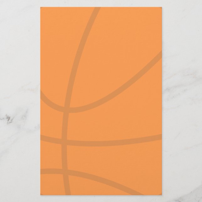 Papelaria Papel de Carta de Basquete (Frente)