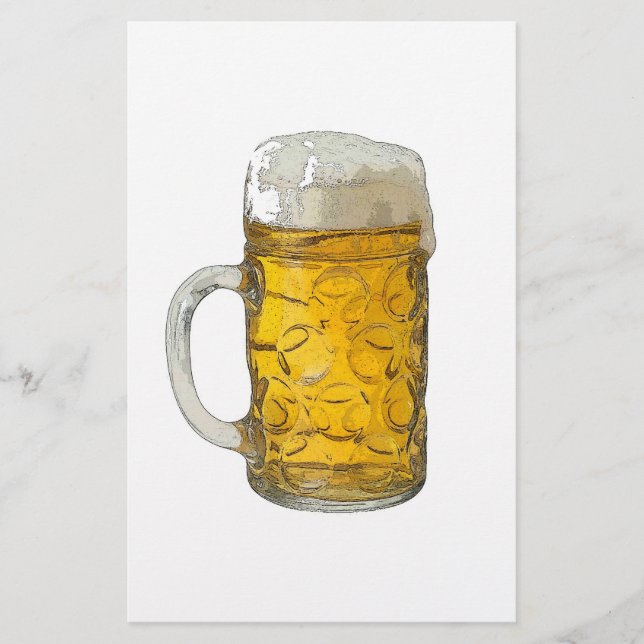 Papelaria Papel de Carta de Cerveja (Frente)