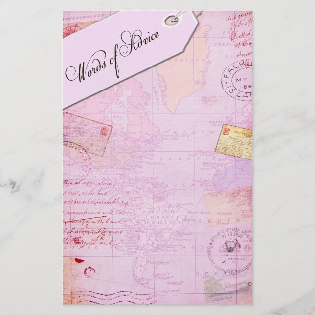 Papelaria Papel de Carta de chá de panela (Frente)