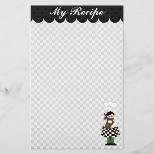 Papelaria Papel de Carta de Chef
