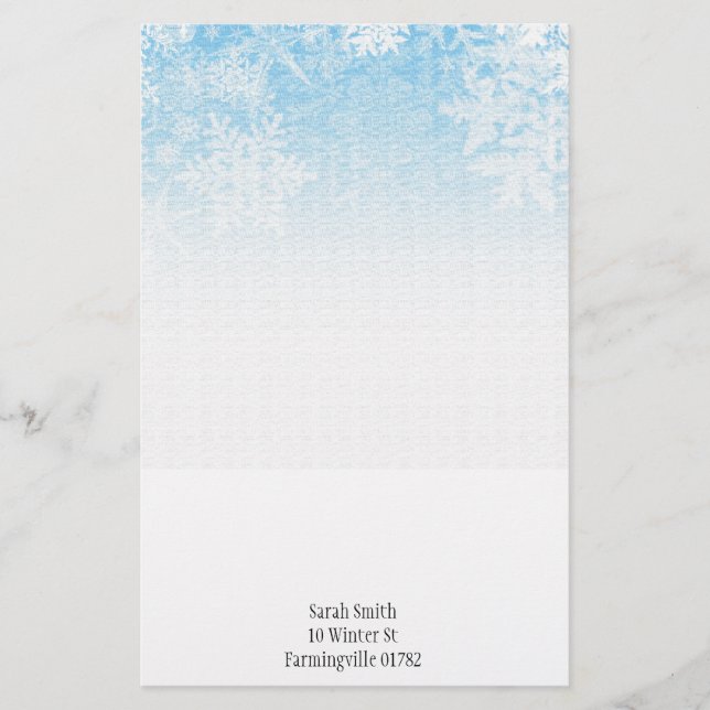 Papelaria Papel de carta de Chirstmas (Frente)