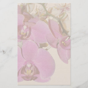 Papelaria Papel de Carta de Flores Orquídeas