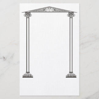 Papelaria Papel de carta de fronteira grego