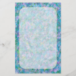 Papelaria Papel De Carta De "Jardim Azul"