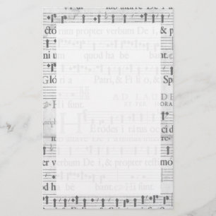 Papelaria Papel de carta de música