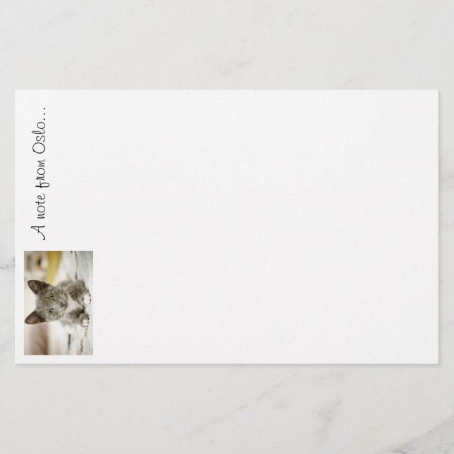 Papelaria Papel de carta de Oslo (Frente)