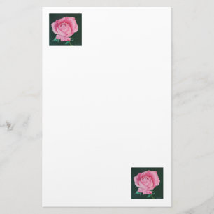 Papelaria Papel de carta de Petals rosa