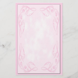 Papelaria Papel de carta de rolagem rosa