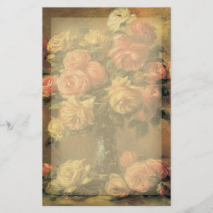 Papelaria Papel de Carta de Rosas Renoir