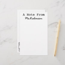 Papel de carta de Tema de Ciência de Apreciação de