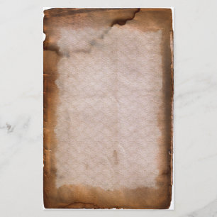 Papelaria Papel de Carta de Vintagem Empilhada Envelhecida