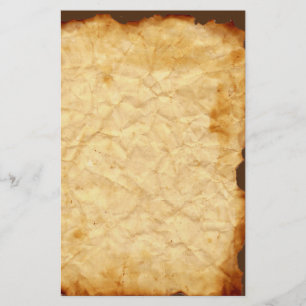 Papelaria Papel de Carta de Vintagem Enrugada