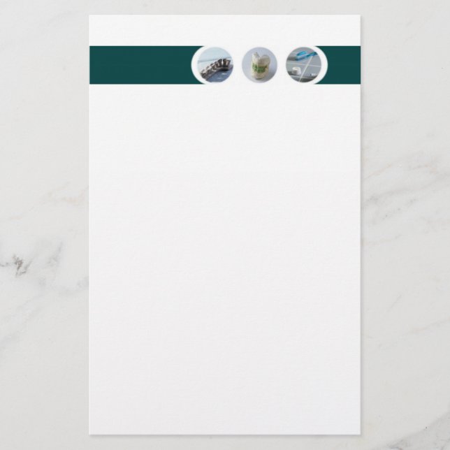 Papelaria Papel de Carta Dentista (Frente)
