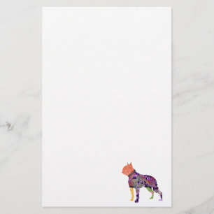 Papelaria Papel de carta do animal de estimação dos retalh