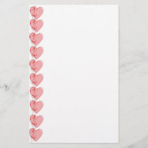 Papelaria Papel de carta do coração