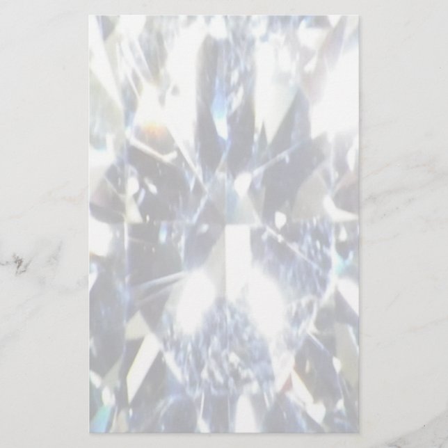 Papelaria Papel de carta do diamante (Frente)