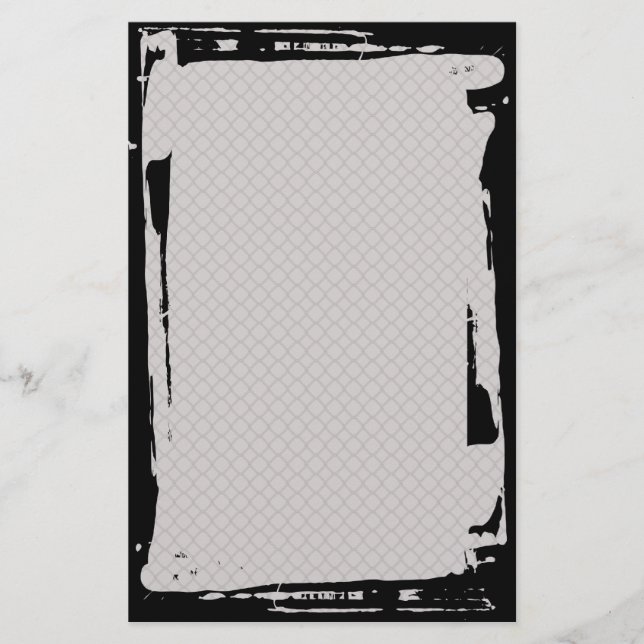 Papelaria Papel de Carta do Gótico de Fronteira de Vínculo d (Frente)