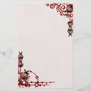 Papelaria Papel de carta do joaninha