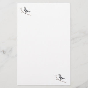 Papelaria Papel de Carta do Texas Mockingbird