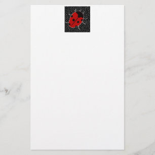Papelaria Papel de carta Dot Ladybug