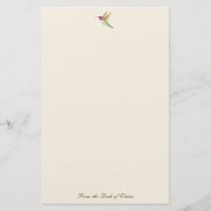 Papelaria Papel de Carta Ecru Hummingbird