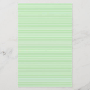 Papelaria Papel de Carta em Linho Verde e Branco