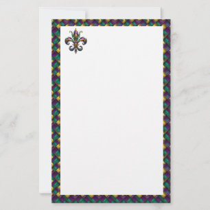 Papelaria Papel de Carta Fleur De Lis
