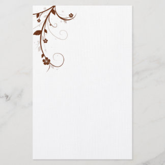 Papelaria Papel de carta FLORAL ELEGANTE