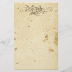 Papelaria Papel de Carta Floral Obtido Ancorante