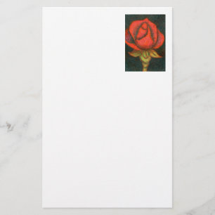 Papelaria Papel de Carta Floral "Rosebud"