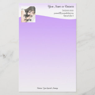 Papelaria Papel de Carta Fotográfico Personalizado, Onda Rox