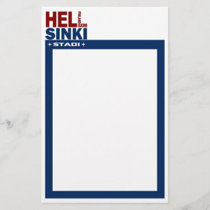 Papelaria Papel de carta Helsinki, personalizável