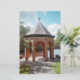 Papelaria Papel de carta Limestone Gazebo
