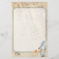 Papel de Carta Musical em Vintage Personalizado
