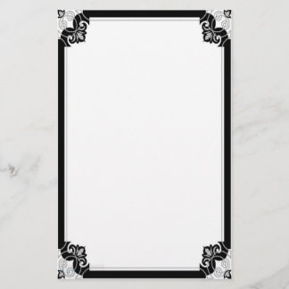 Papelaria Papel de carta Noir de Nouveau