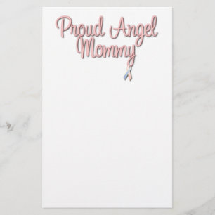Papelaria Papel de carta orgulhoso das mamães do anjo