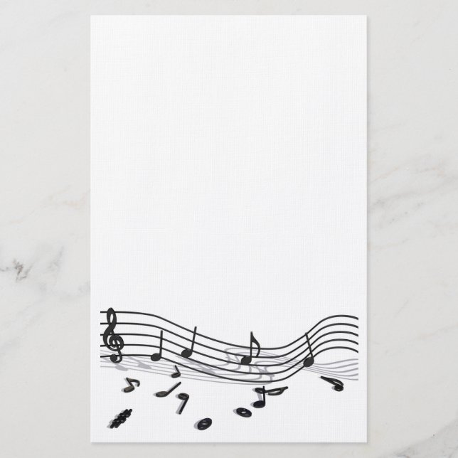Papelaria Papel de carta para amigos de música (Frente)